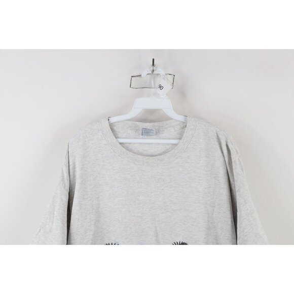 Vintage 90s Streetwear Mens 2XL XXL Faded All Over Print Mount Rushmore T-Shirt - Picture 2 of 16